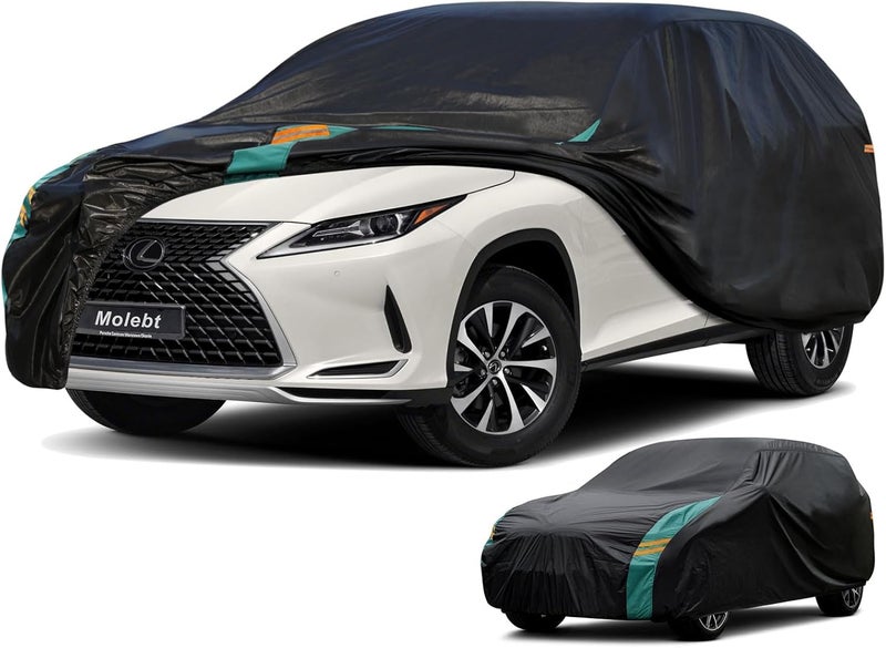 Molebt SUV Car Cover Custom Fit for Lexus RX 330 350 450 500(2016-2025), Waterproof All Weather for Automobiles, Outdoor Full Cover with Windproof Clip Straps. - Image 1